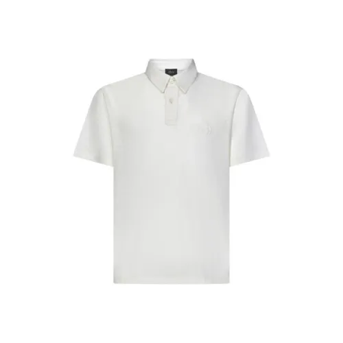 Brioni Белая Мужская Рубашка Поло