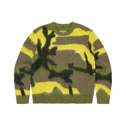 Corteiz Co-brand Guta Камуфляж Мужские Свитера