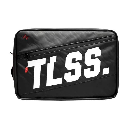 TLSS ПУ (полиуретан) Двойная плечевая сумка через плечо одно плечо унисекс Black Tiger с принтом