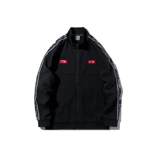 LINING Sports Fashion Collection Стандартный Черный Мужские Куртки