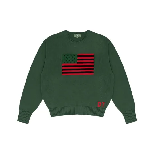 Denim Tears Зеленый Унисекс Свитеры