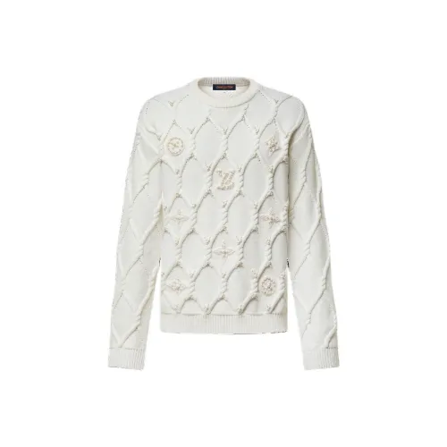 LOUIS VUITTON SKI Skiing Series FW24 Свитер Мужской Белый