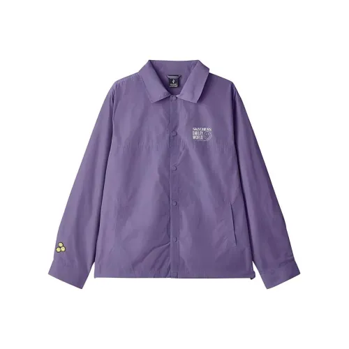 Skechers x SMLIEYWORLD Sports Life Collection Рубашка Мужская Виноградный Фрукты Bowl Фиолетовый