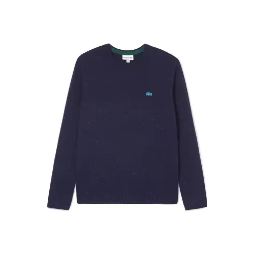 LACOSTE Collaboration Морской Синий Мужской Трикотаж
