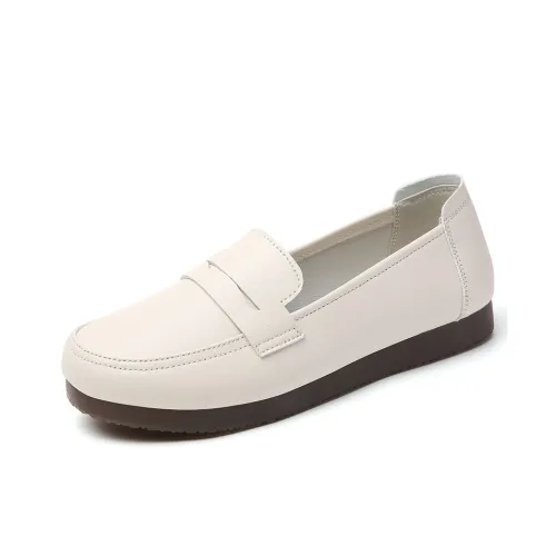 Reivantix Лоферы K68 Бежевые Обувь без подкладки Женская