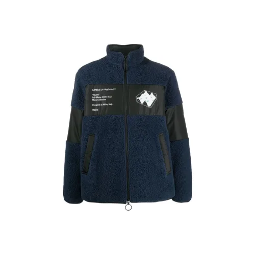 Off Белый FW20 Темно-синий Синий Мужские Куртки