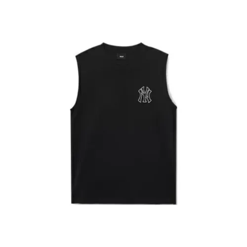 Mlb Base Logo New York Yankees PLAY PIXEL OVERFIT Майка Унисекс Черный