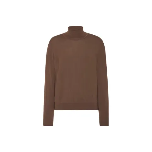 THE ROW Коричневый Мужской Свитеры