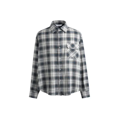 GOSNACE Клетчатые Унисекс Рубашки