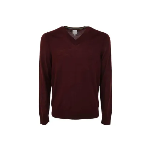 Paul Smith Мужские Свитера Бордового Цвета