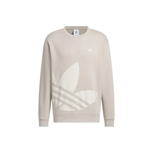 adidas originals Преппи Серебристо-серый Унисекс Свитшоты