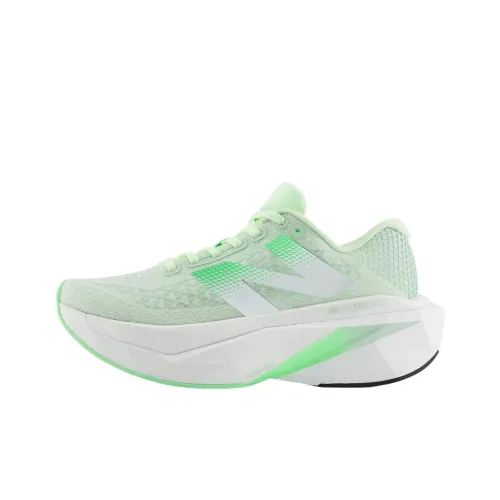 New Balance NB FuelCell SuperComp Trainer V3 Low Топ Повседневные Беговые кроссовки Мужские Зеленые Белые