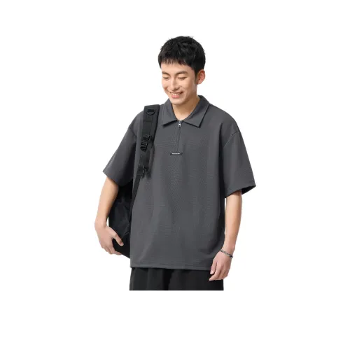 MISULI Поло Мужское Темно-Серое