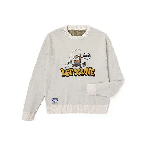 Lee Белый Унисекс Свитеры