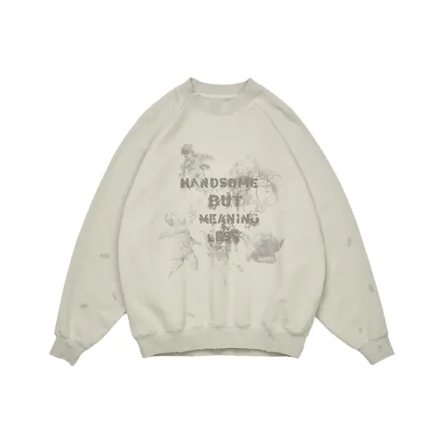 XVESSEL Экрю Унисекс Свитшоты