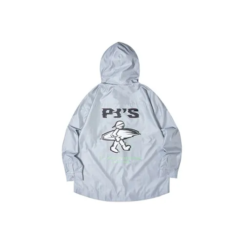 PJ's Vigor Куртки и Пальто Унисекс Серебристо-Серый