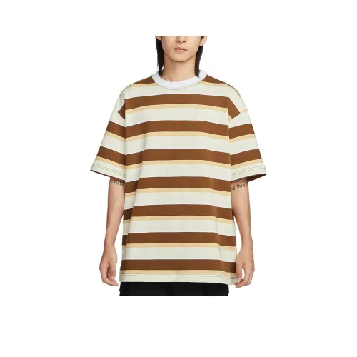 Nike Рукав с оборванным плечом T-рубашка Мужская Светлый Британский Коричневый