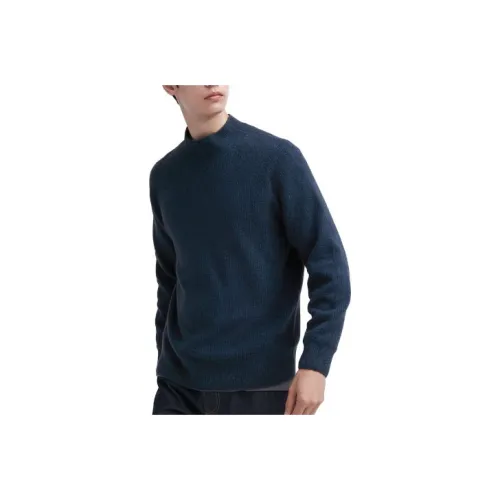 UNIQLO 67 Морской синий Мужской Трикотаж