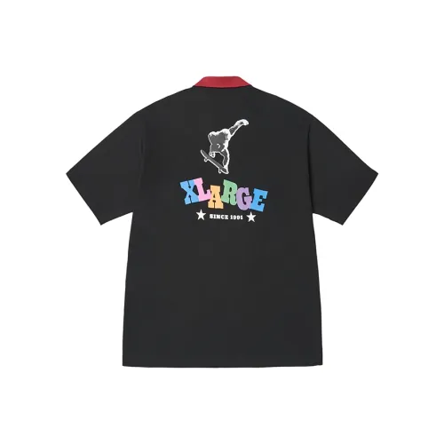 XLARGE NEW IN OG Streetwear Revival Series Поло Унисекс Shopping Bag Черный