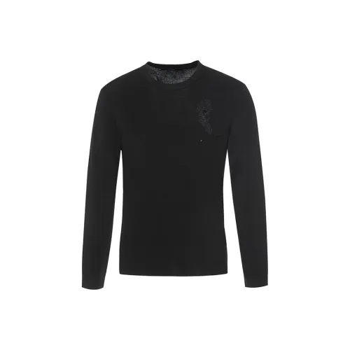 DAVID NAMAN Черные Мужские Свитера