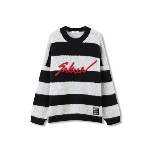 SAKUN Черный Унисекс Свитеры