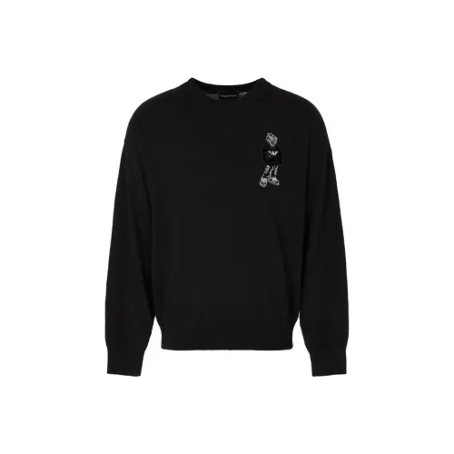 EMPORIO ARMANI Свитер Мужской Черный