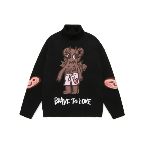 Guuka Черный Унисекс Свитеры