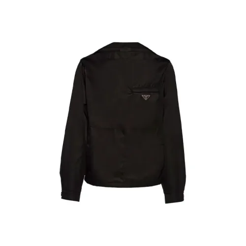 PRADA Мужские черные куртки