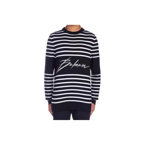 BALMAIN Мужские Синие Свитера