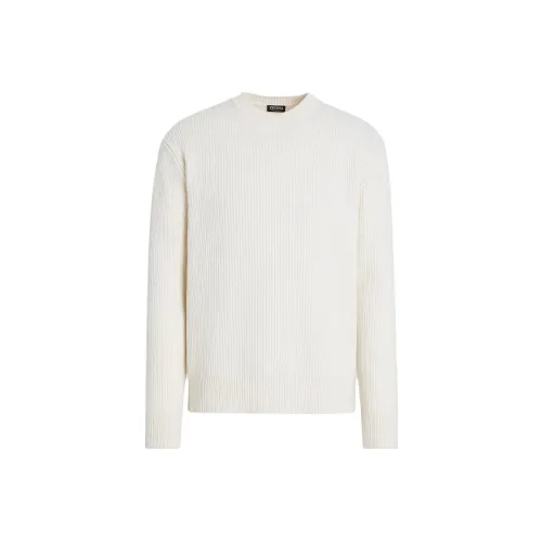 Ermenegildo Zegna Смешанные Белые Мужские Свитера