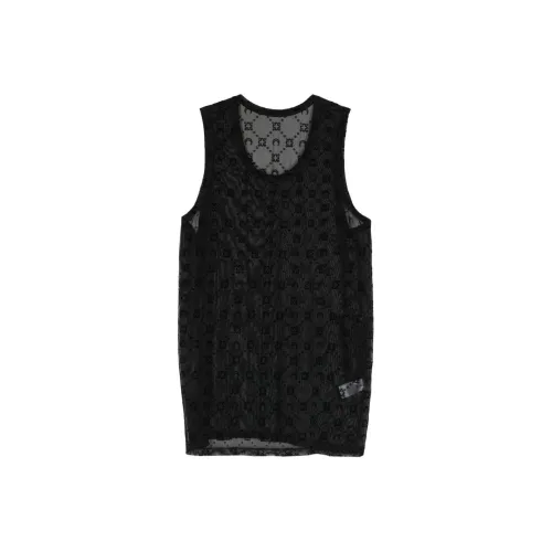 Marine Serre SS24 Майка Мужская Черная