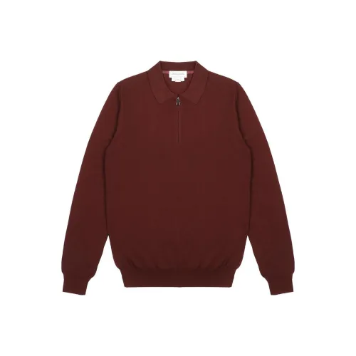 Ferragamo Мужские Свитера Бордового Цвета