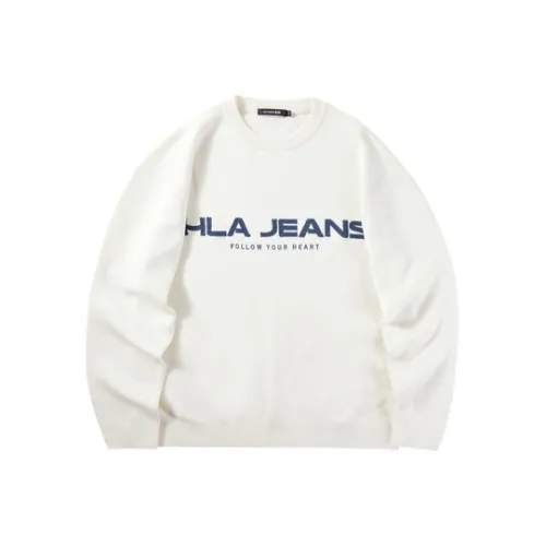 HLA JEANS Ecru Цветочный 19 Мужской Трикотаж