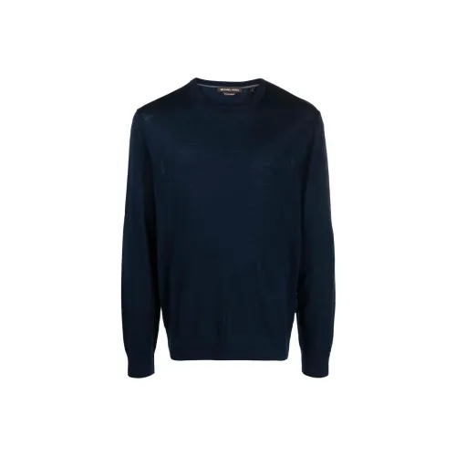 MICHAEL KORS Темно-синие мужские свитеры