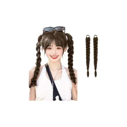 MUYAN Сладкий Прохладный Babe Перукка с плетеным хвостом