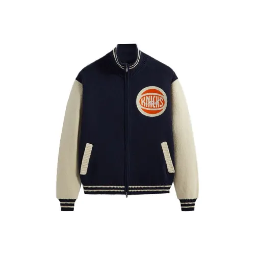Kith X New York Knicks Co Бренд Темно-синий Унисекс Трикотаж