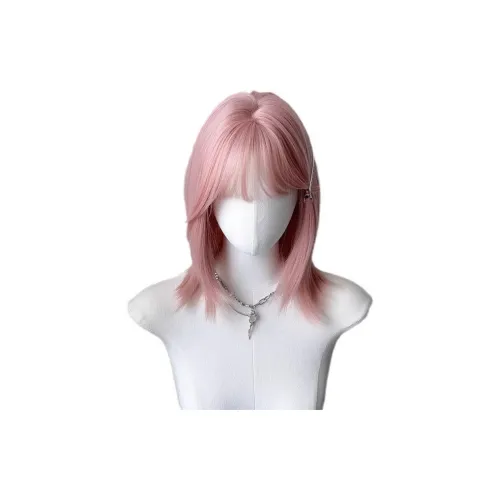 FYOSEE Розовый парик для женщин милый стиль JK полный с замком на ключицу в стиле Lolita