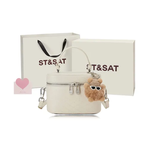 ST SAT Синтетическая кожа Портативная Сумка через плечо Сумка на плечо Женская Белая