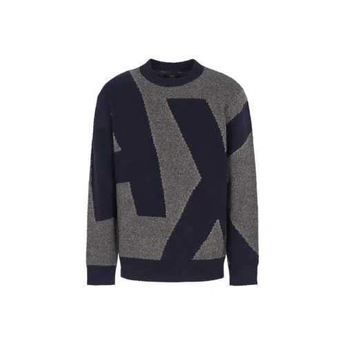 ARMANI EXCHANGEAE FW24 Свитер Мужской Темно-синий