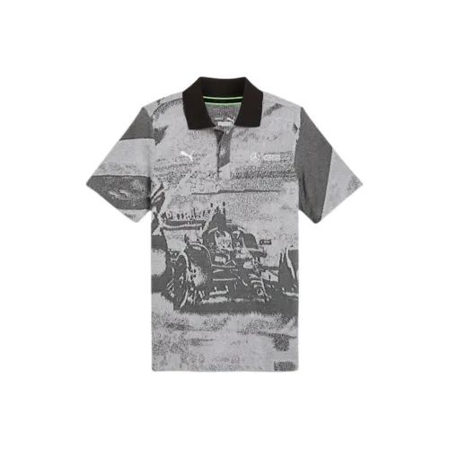 PUMA Mercedes AmgMercedes F1 SS24 Поло Мужское Черное