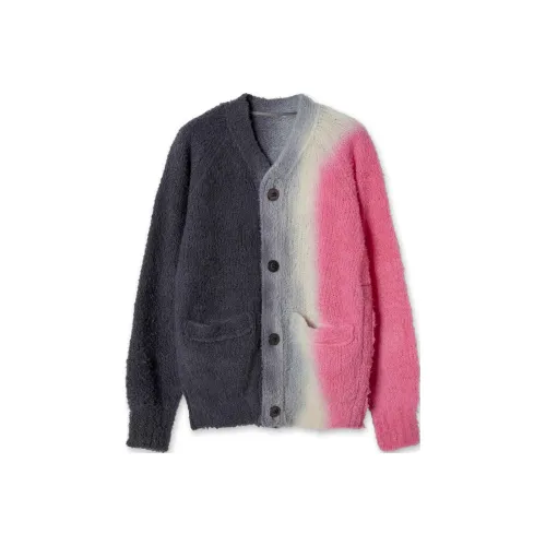 Sacai совместный бренд Черный Розовый Мужской Трикотаж