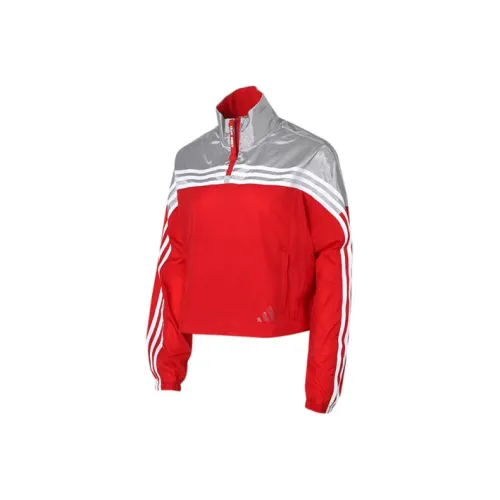 Adidas Красно-серый Многоцветный Унисекс Куртки