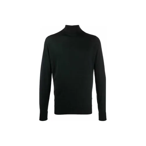 JOHN SMEDLEY Черные Мужские Свитера