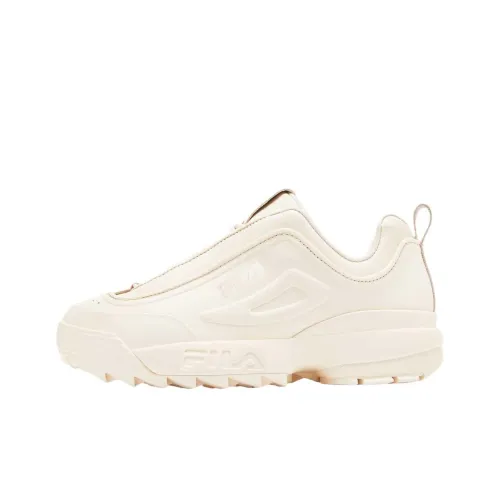 FILA Disruptor Zero Low Топ Беговые кроссовки Женские Экрю