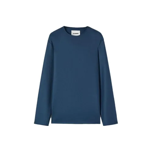 JIL SANDER Синий Мужской Трикотаж