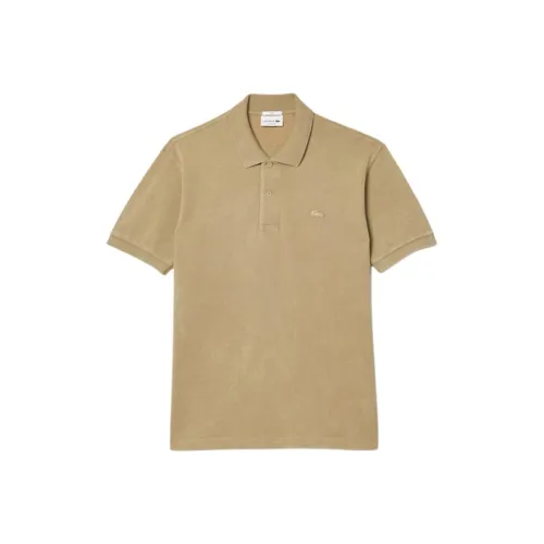 LACOSTE Поло Унисекс Бежевый