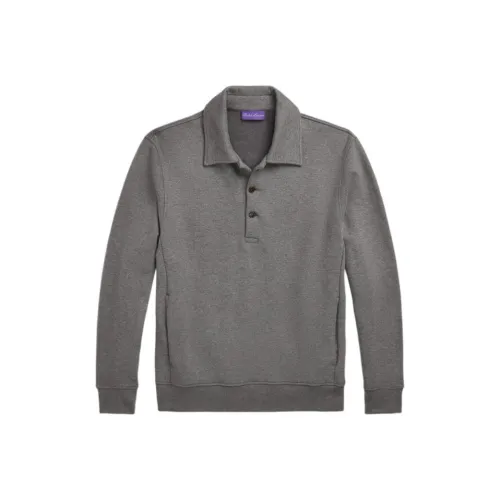 Ralph Lauren Purple Label Поло Мужское Средне-Серое