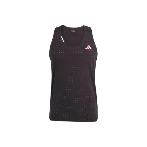 Adidas Бег Майка Мужская Черная