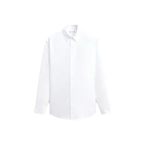 ZARA Белые Мужские Рубашки