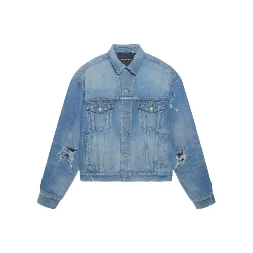 Balenciaga Мужские Синие Куртки